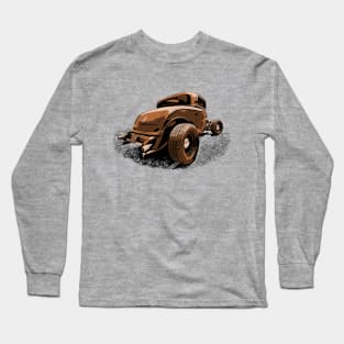 Brown 23 Ford Highboy Hot Rod Long Sleeve T-Shirt